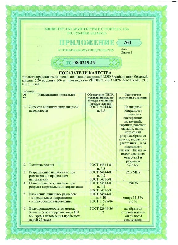 Сертификат MSD - 3